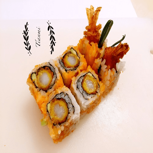 Shrimp avocado maki