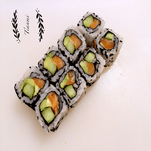 Zalm wasabi maki