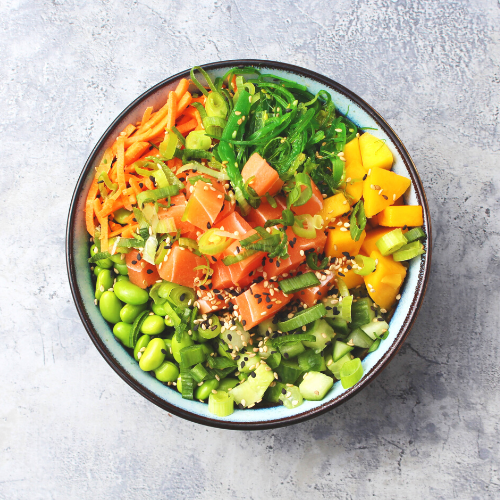 Vegan sunset salmon
