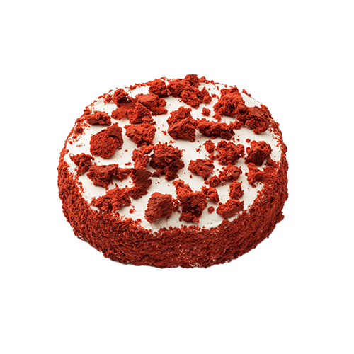 Red velvet taart