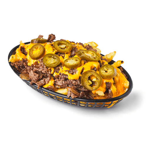 Philly cheese steak frites