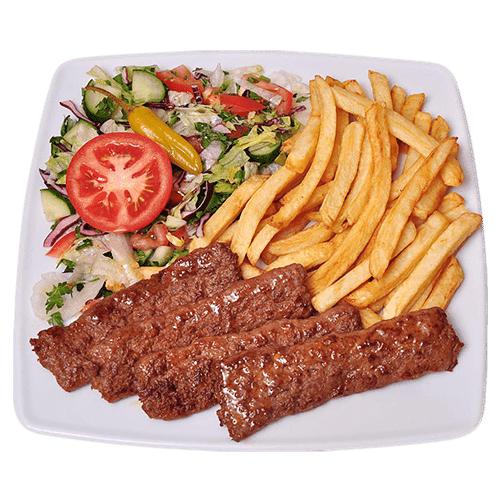 Adana kebab schotel