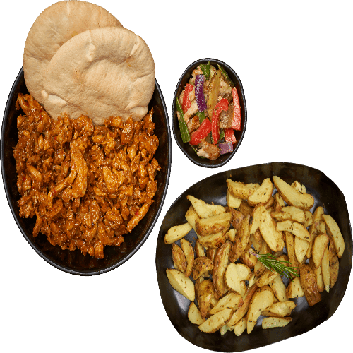 Kipshoarma/kipdöner menu