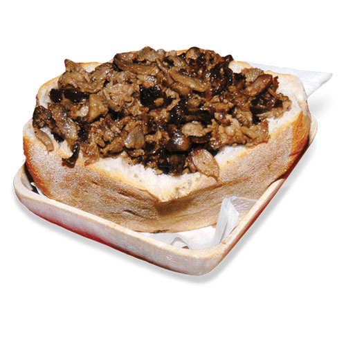 Turkish bread with shoarma