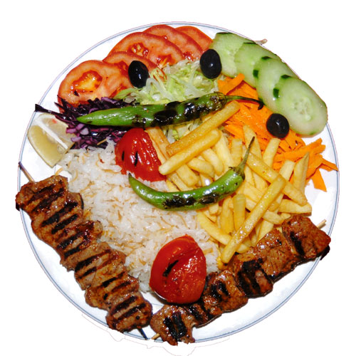 Lamb shaslick dish