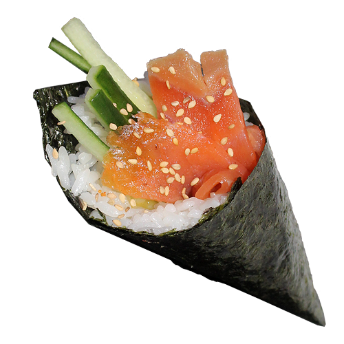 Sake honey temaki