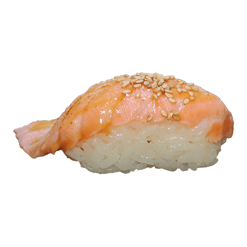 Flame sake nigiri