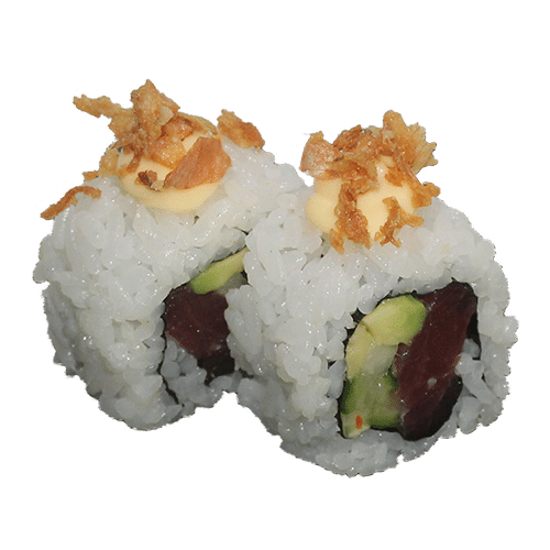 Tonijn avocado uramaki 4 stuks