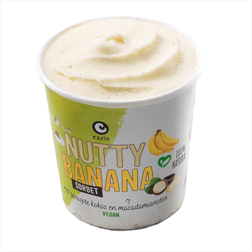 Nutty banana (vegetarisch en vegan)