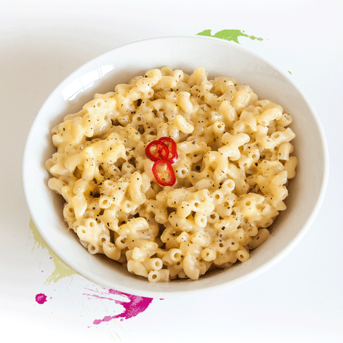 The mac to my cheese