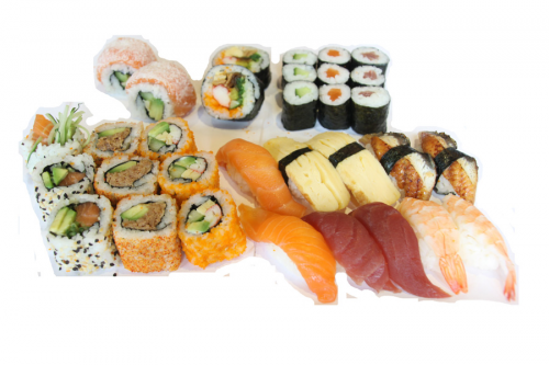 Menu K 24 st (Sushi mix, 2 personen)