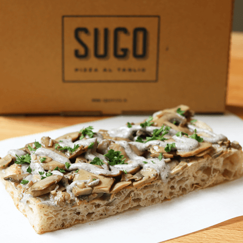 Pizza mushroom and truffle