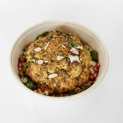 Hummus with roasted cauliflower