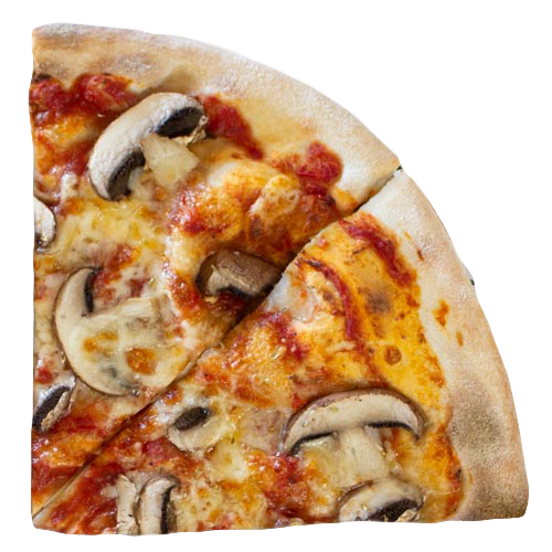 Pizza funghi vega