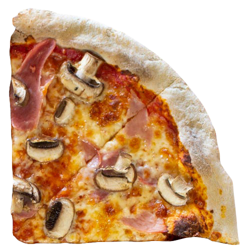 Pizza prosciutto funghi