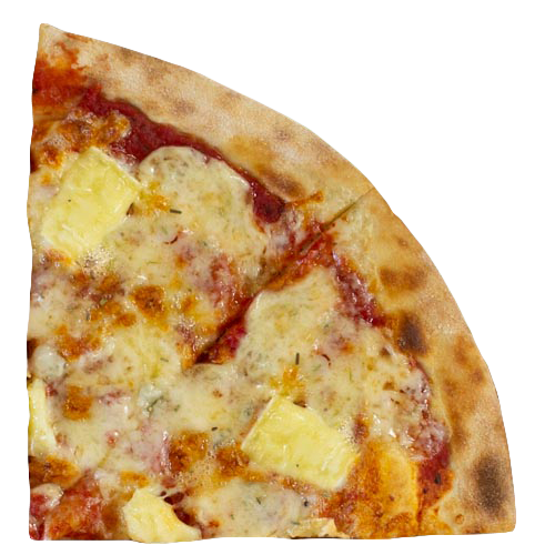 Pizza quattro formaggi vega