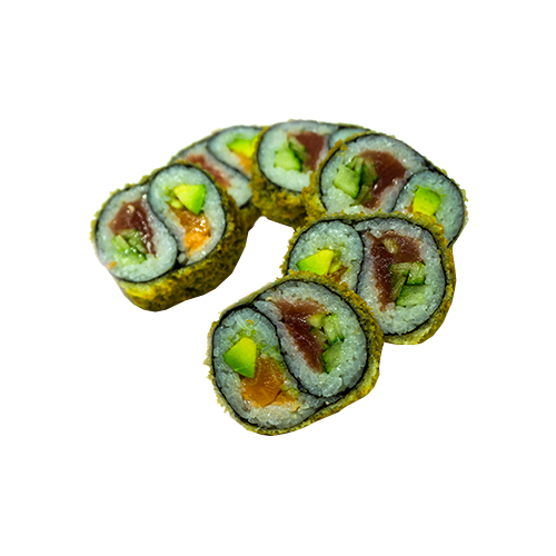 Yin yang tempura roll