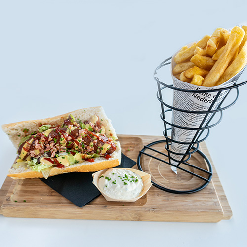 American hot dog