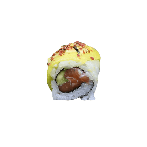 Salmon mango roll
