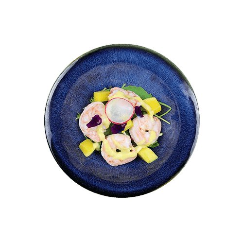 Mango shrimps salad