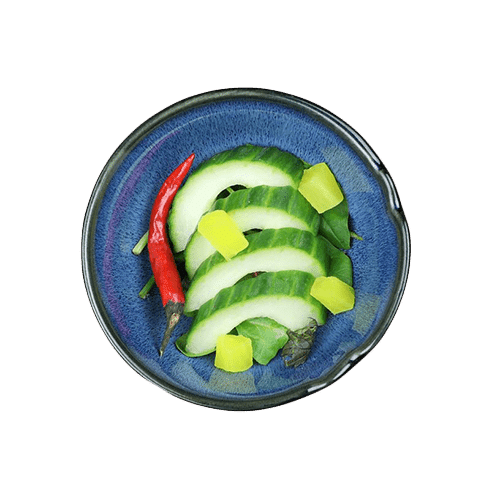 Oshinko cucumber salad
