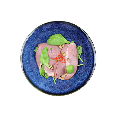 Smoked duck salad