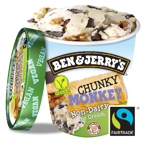 Ben & Jerry's Non-Dairy Chunky Monkey (500ml)
