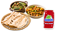 Roti and drink