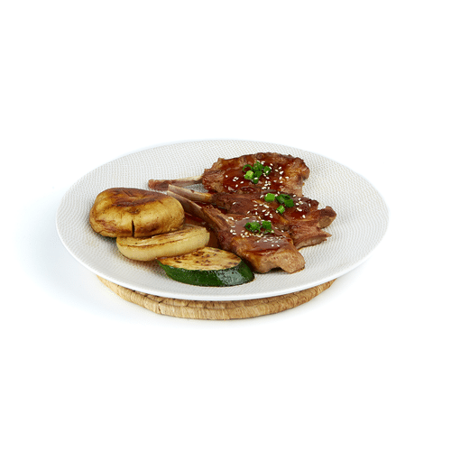 Teriyaki lamb chops