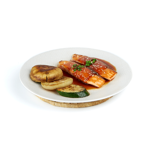 Grilled salmon special