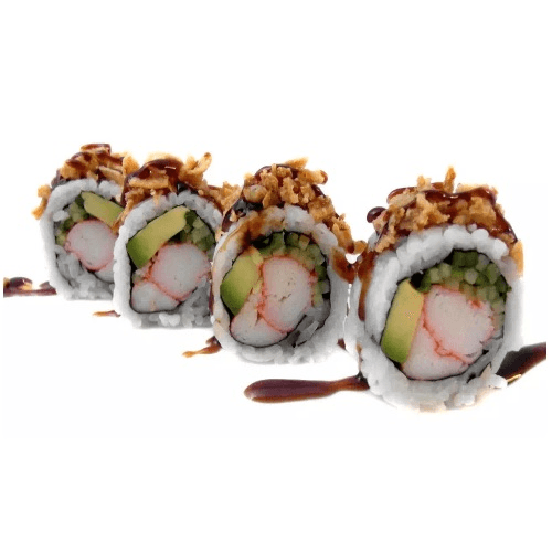Inside-out California crunch maki deluxe 4 stuks
