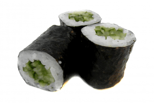 Mini maki sushi komkommer 3 stuks