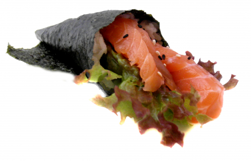 Sake temaki