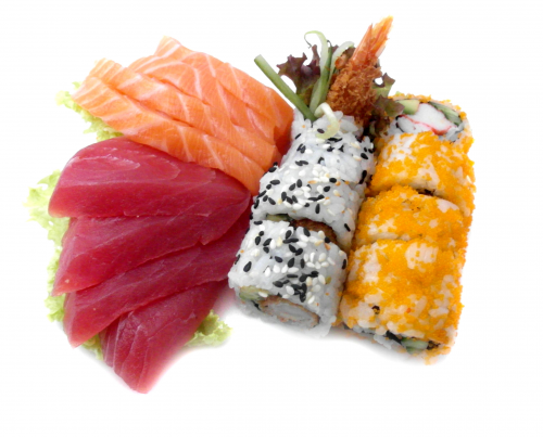 Sashimi en maki mix