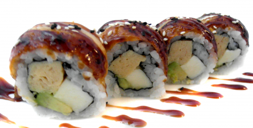 Inside-out unagi roll deluxe 4 stuks