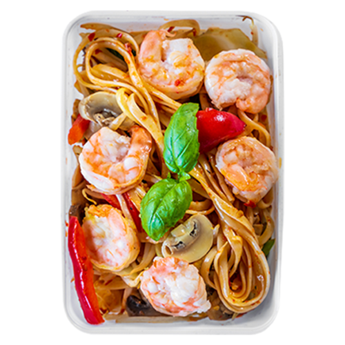 Bami met garnalen