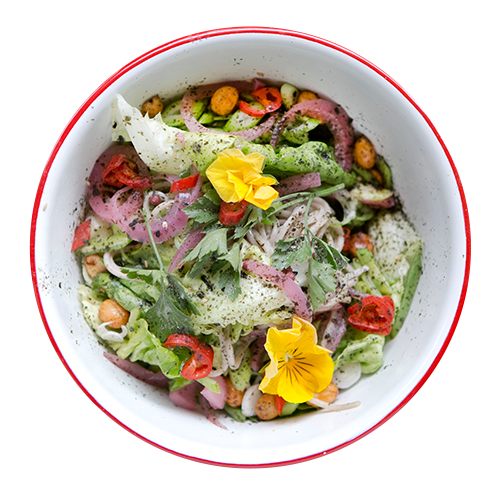 Soba noodle salad