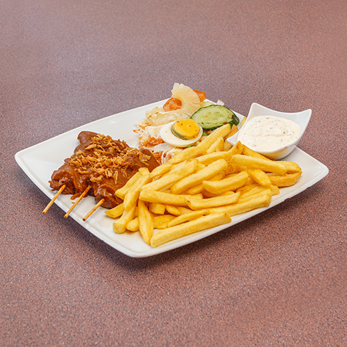 Menu saté kip