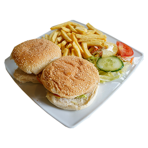Menu hamburger 2 stuks