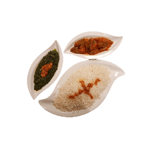Sabzi wa bamya klein (vegetarisch)