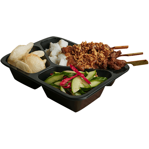 Saté lontong (koud geserveerd) ayam