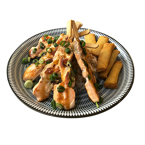 Zalm teriyaki