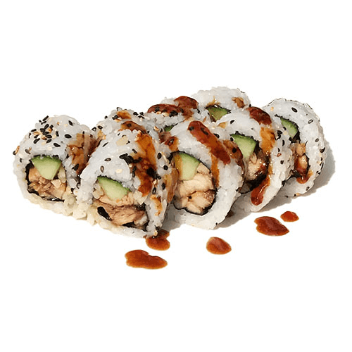 Uramaki yakitori roll