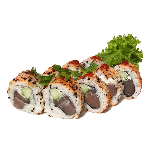Uramaki spicy maguro roll