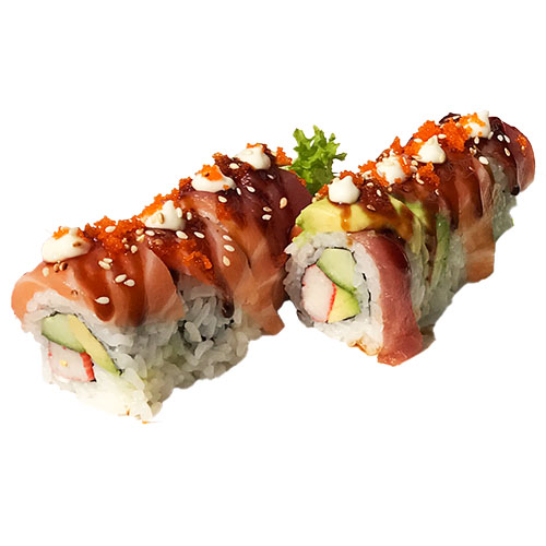 Uramaki rainbow roll