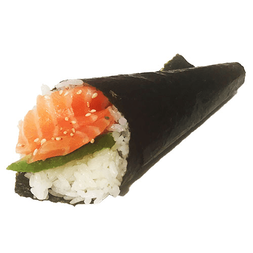Temaki sake handroll