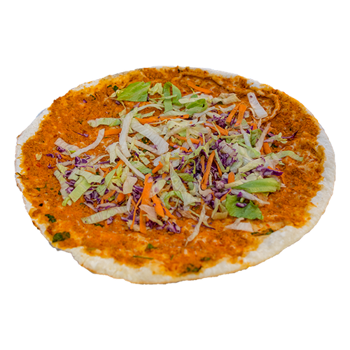 Lahmacun met groenten