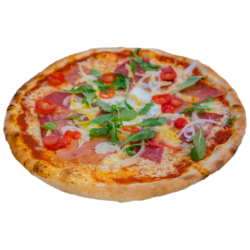 Pizza carbonara