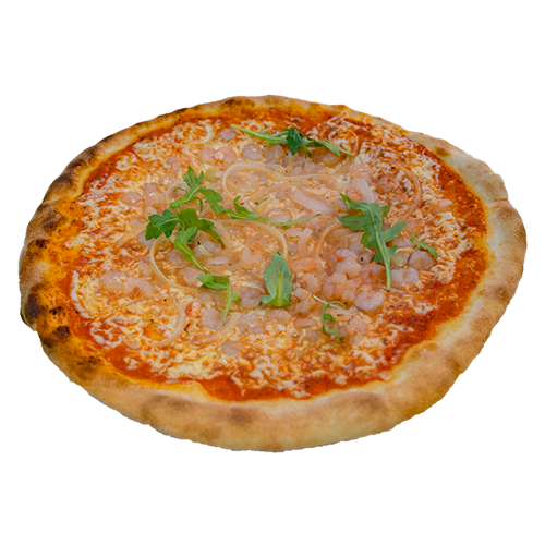 Pizza garnalen