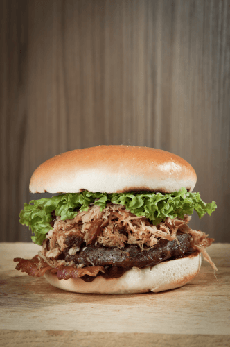 Pulled pork burger